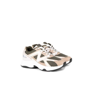 Bézs-Keki Női Sneaker