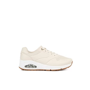 Yesmile Bézs Magasított Sarkú Női Sneaker