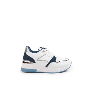 Fehér és Farmer Színű Műbőr Sneaker