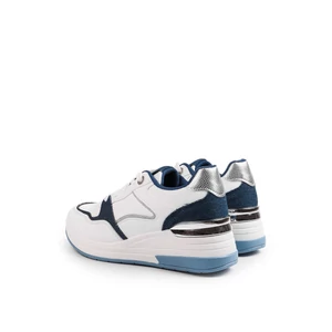 Fehér és Farmer Színű Műbőr Sneaker