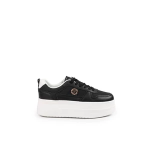 Yesmile Fekete Platformos Sneaker