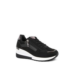 Seastar Fekete Rejtett Magassarkú Sneaker