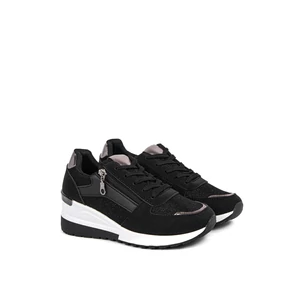 Seastar Fekete Rejtett Magassarkú Sneaker