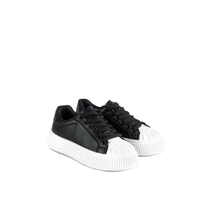 Linix Fekete Női Műbőr Sneaker