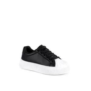 Linix Fekete Női Műbőr Sneaker