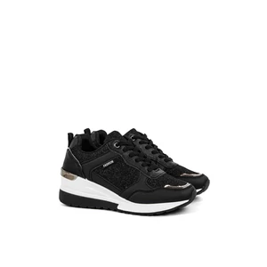 Seastar Fekete Csillogó Női Sneaker