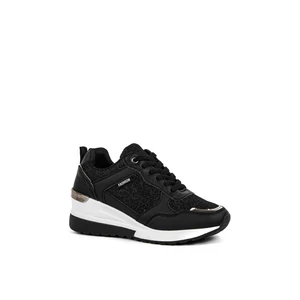 Seastar Fekete Csillogó Női Sneaker