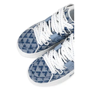 Világos Farmerkék Mintás Sneaker