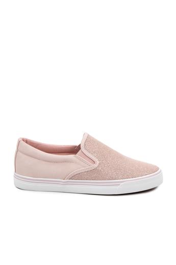 YESMILE Rózsaszín Csillogós Slip-on