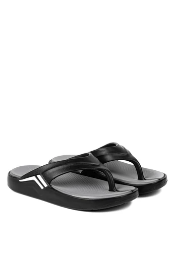 Fekete Férfi Flipflop Strandpapucs