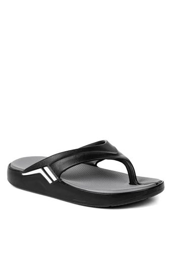 Fekete Férfi Flipflop Strandpapucs