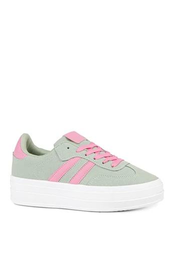 Yolera Mentazöld-Pink Női Sneaker