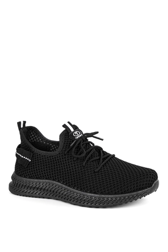 Seastar Fekete Fűzős Szövet Női Sneaker