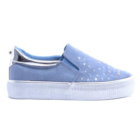 Kék Női Művelúr Slip-On Kék Női Művelúr Slip-On