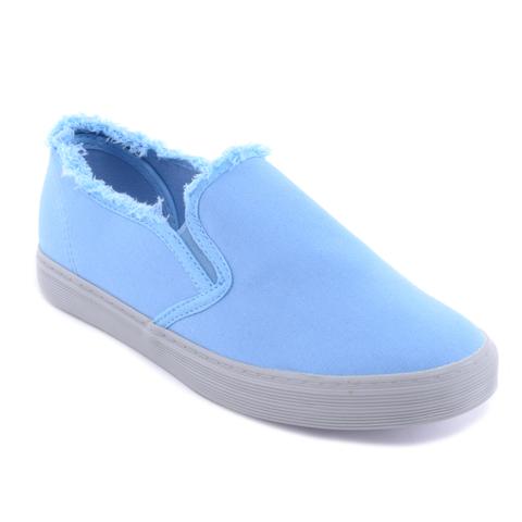 Kék Női Szövet Slip-On Kék Női Szövet Slip-On