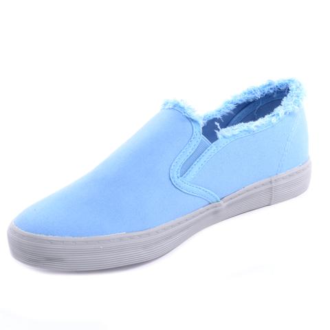 Kék Női Szövet Slip-On Kék Női Szövet Slip-On