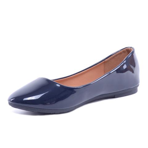 Kék Női Lakk Balerina Cipő Kék Női Lakk Balerina Cipő