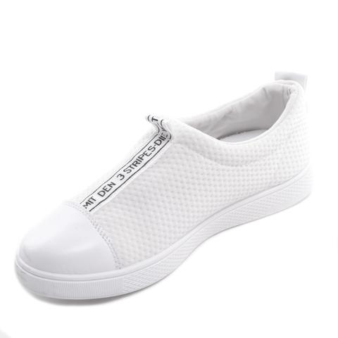 Női Fehér Gumis Slip-On Női Fehér Gumis Slip-On