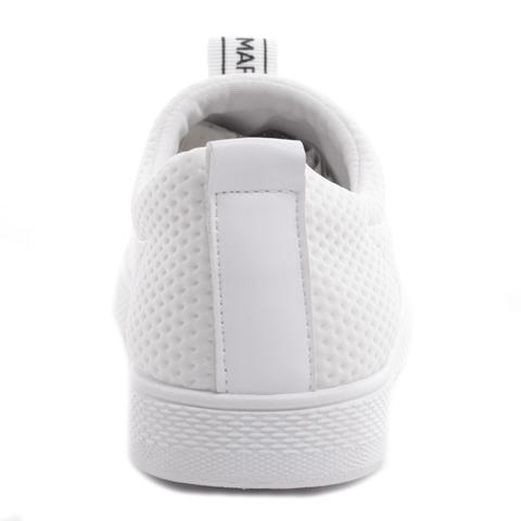 Női Fehér Gumis Slip-On Női Fehér Gumis Slip-On