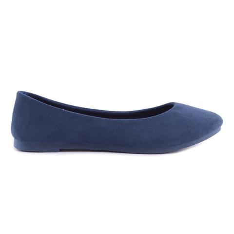 Kék Női Művelúr Balerina Cipő Kék Női Művelúr Balerina Cipő