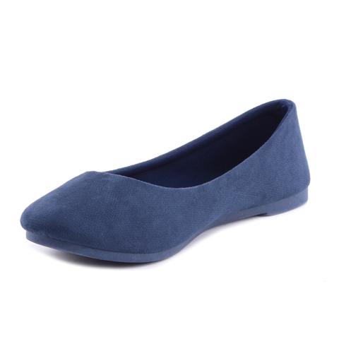 Kék Női Művelúr Balerina Cipő Kék Női Művelúr Balerina Cipő