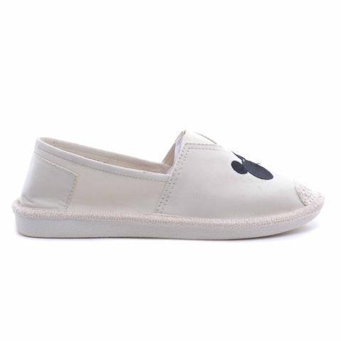 Női Fehér Vászon Slip-On Női Fehér Vászon Slip-On