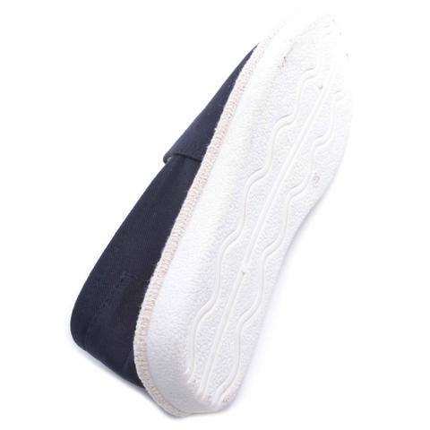 Női Fekete Vászon Slip-On Női Fekete Vászon Slip-On
