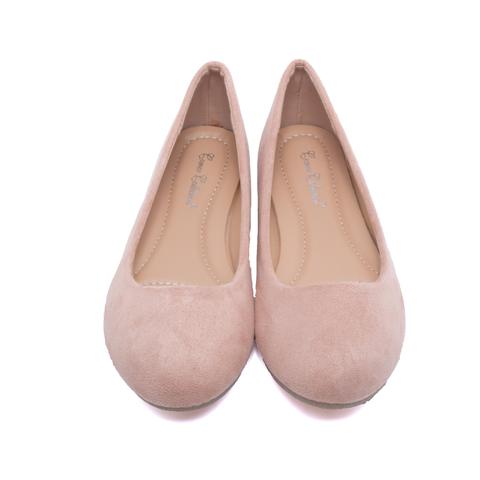 Női Rózsaszín Művelúr Balerina Cipő Női Rózsaszín Művelúr Balerina Cipő
