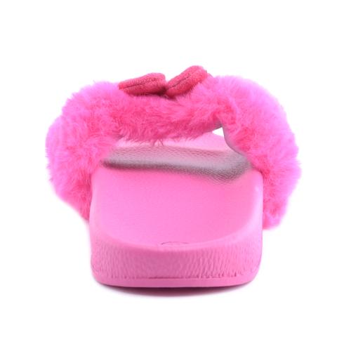 Női Szőrmés Papucs Pink Női Szőrmés Papucs Pink