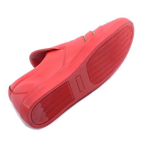 Férfi Műbőr Slip-On Fekete Férfi Műbőr Slip-On Fekete