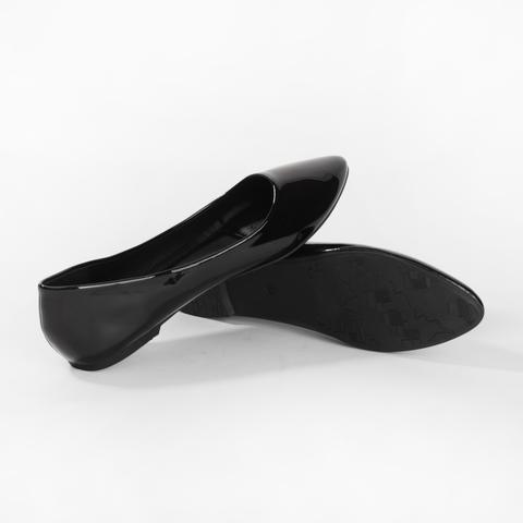 Fekete Lakk Balerina Cipő Fekete Lakk Balerina Cipő