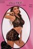 Ollike Csillogó Csipke Anyagú Átlátszó Body Stocking
