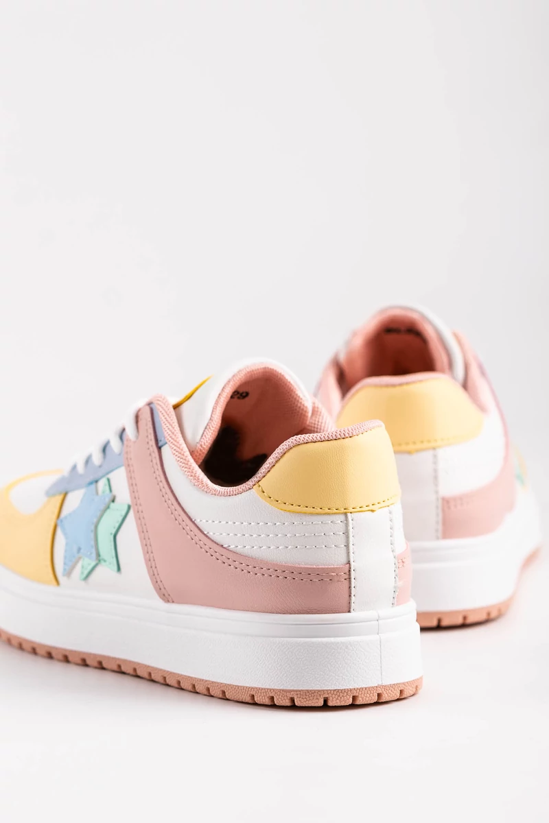 Színes Magas Talpú Női Sneaker/Sportcipő