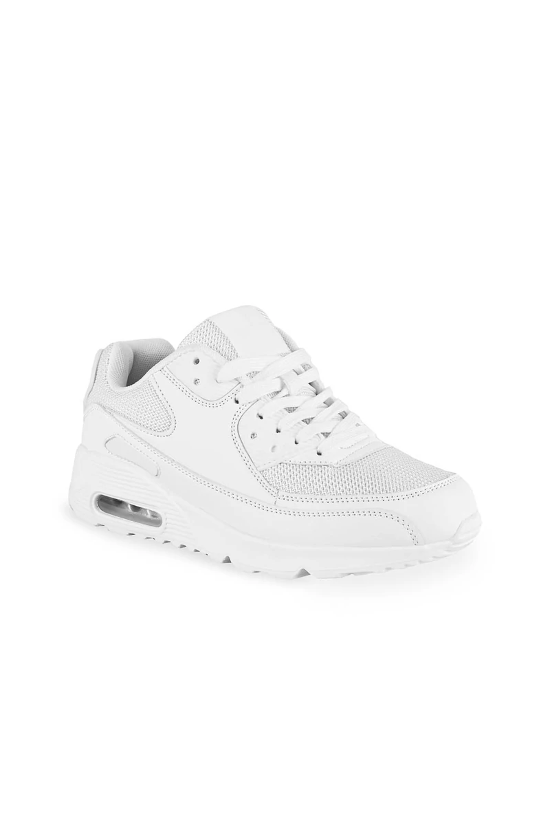 YESMILE Fehér Női Sneaker Platformos Talppal 