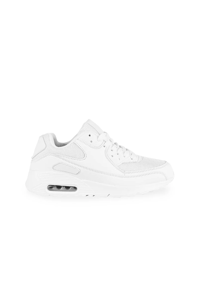 YESMILE Fehér Női Sneaker Platformos Talppal 