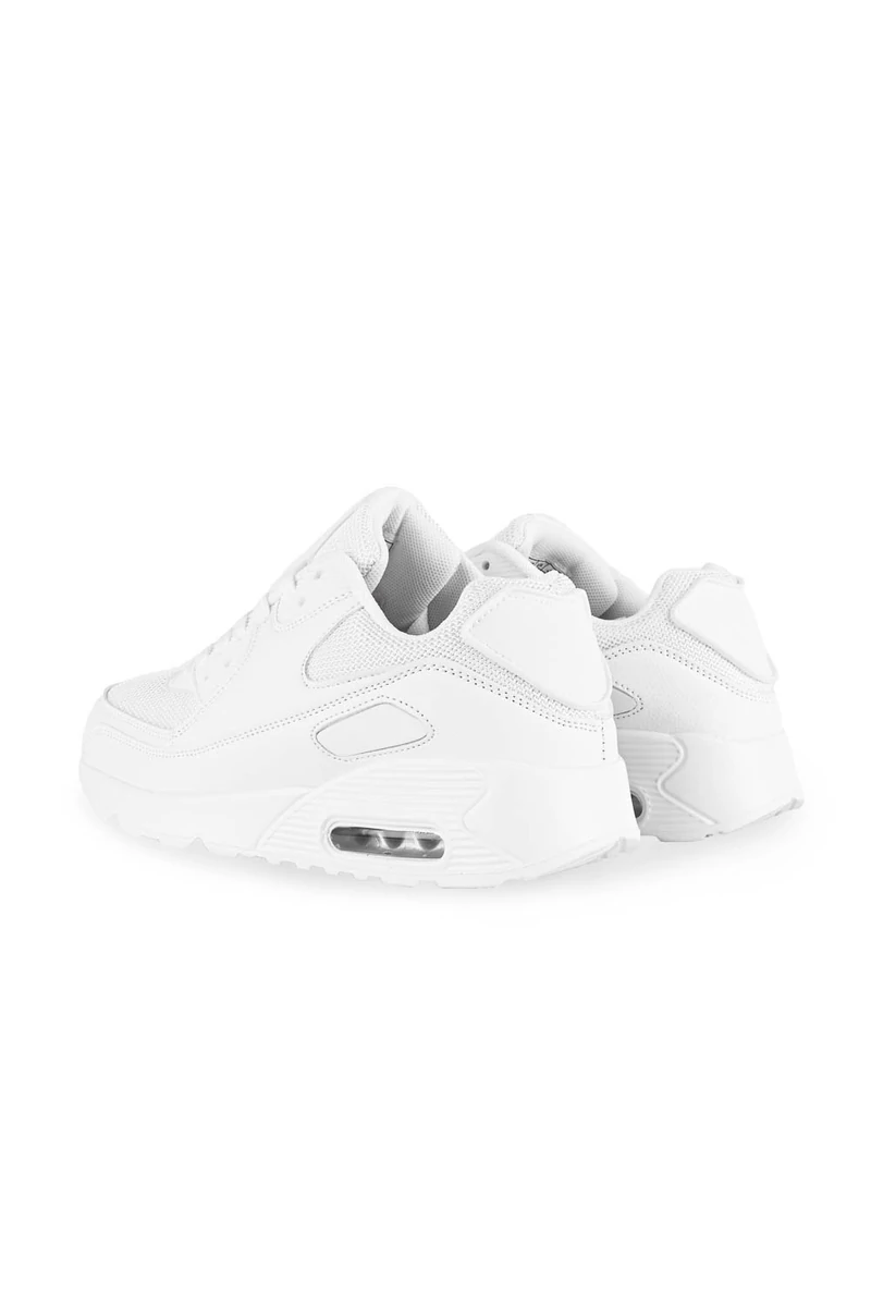 YESMILE Fehér Női Sneaker Platformos Talppal 