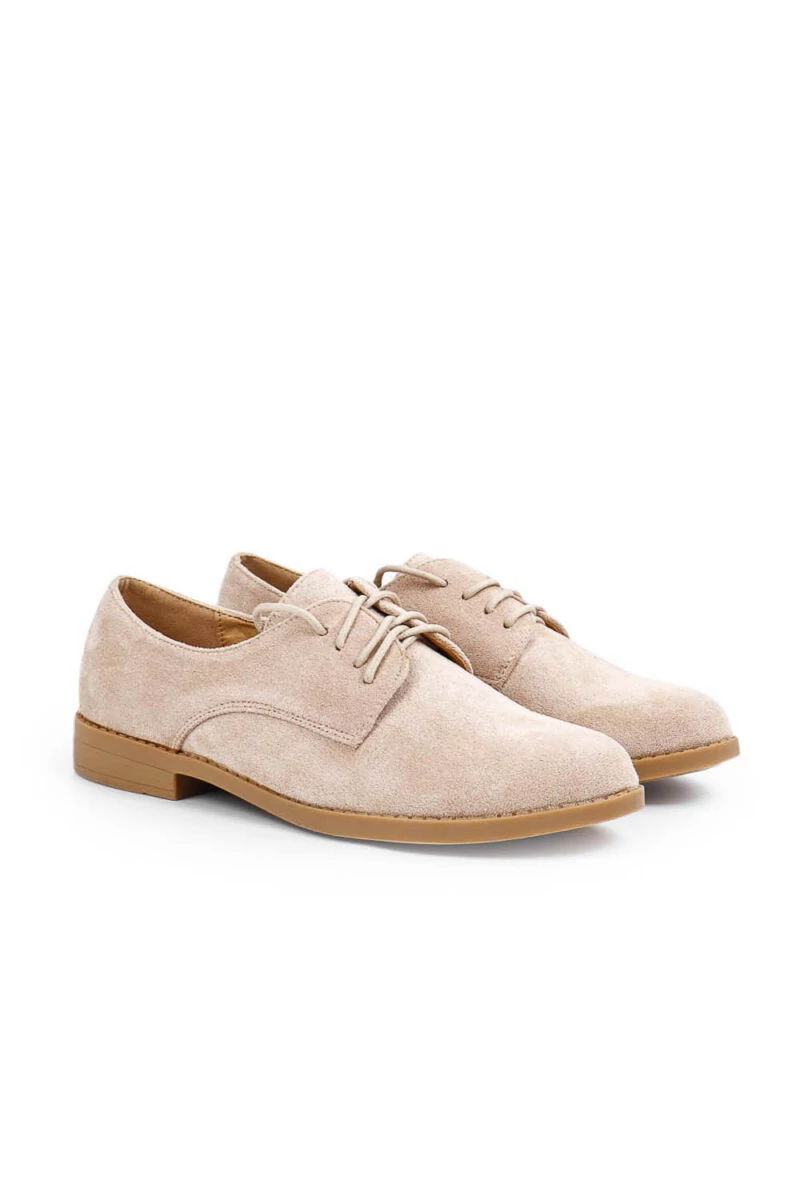 Small Swan Oxford Stílusú Khaki Színű Utcai Cipő