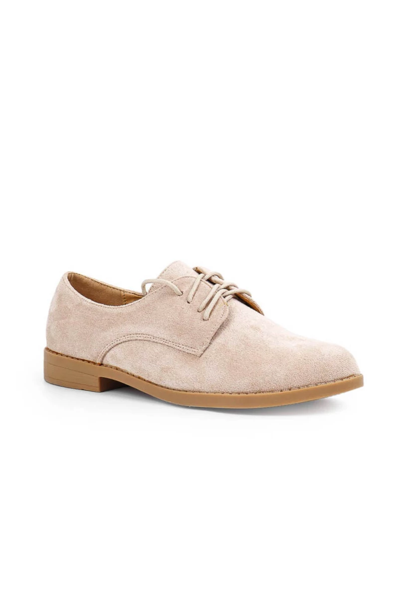 Small Swan Oxford Stílusú Khaki Színű Utcai Cipő