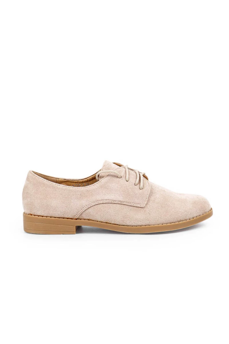 Small Swan Oxford Stílusú Khaki Színű Utcai Cipő