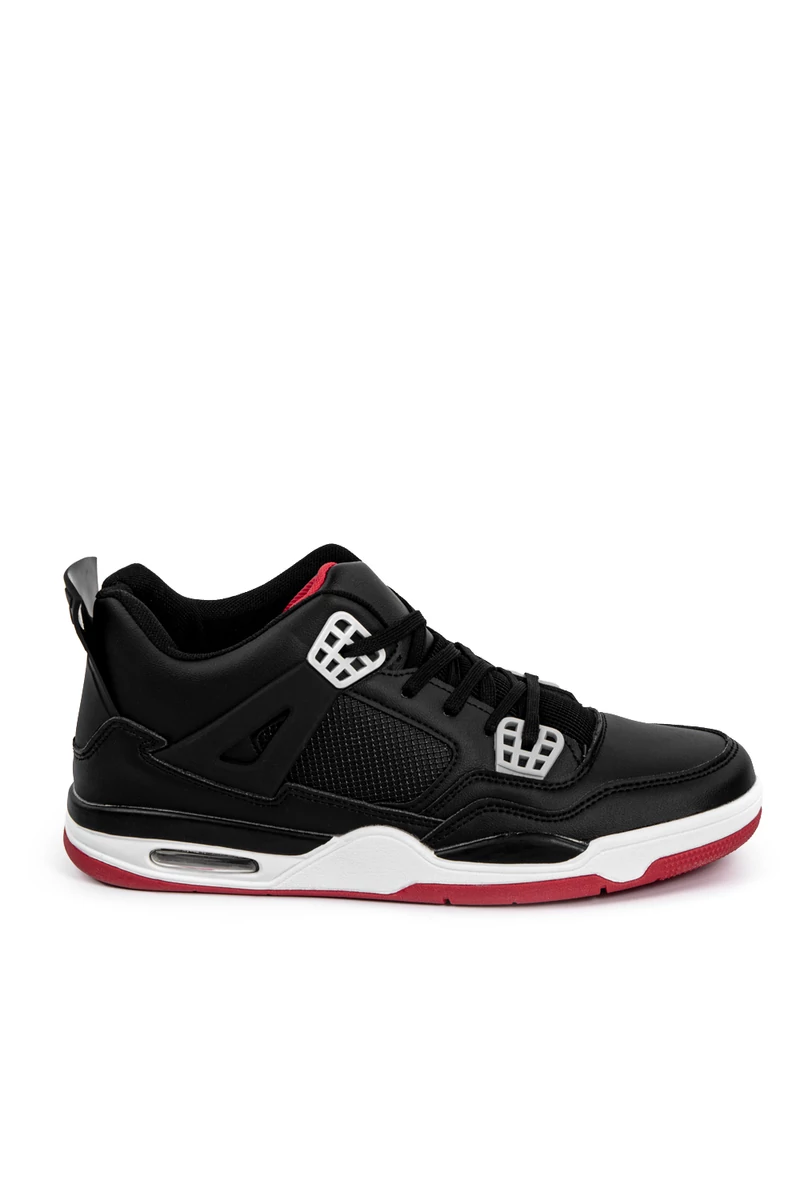 COMER Fekete Műbőr Férfi Sneaker 