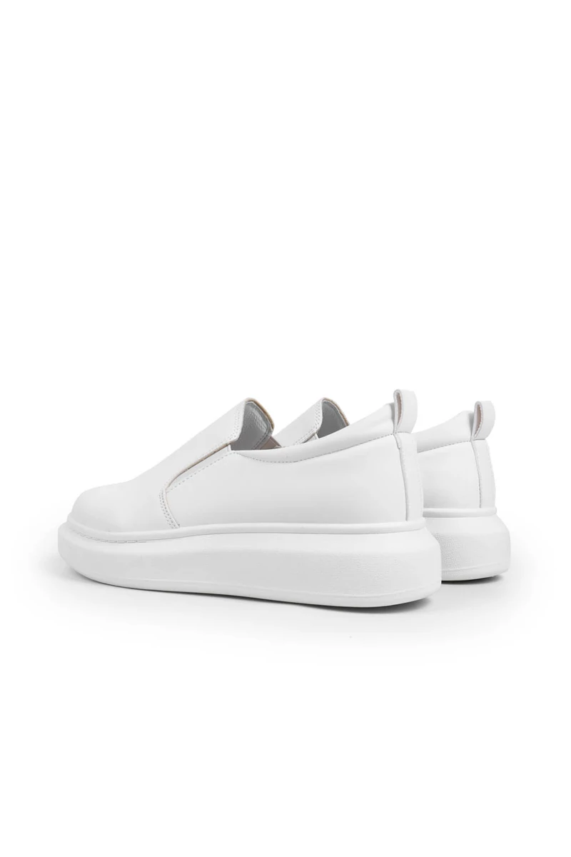 YESMILE Fehér Női Műbőr Slip-on 