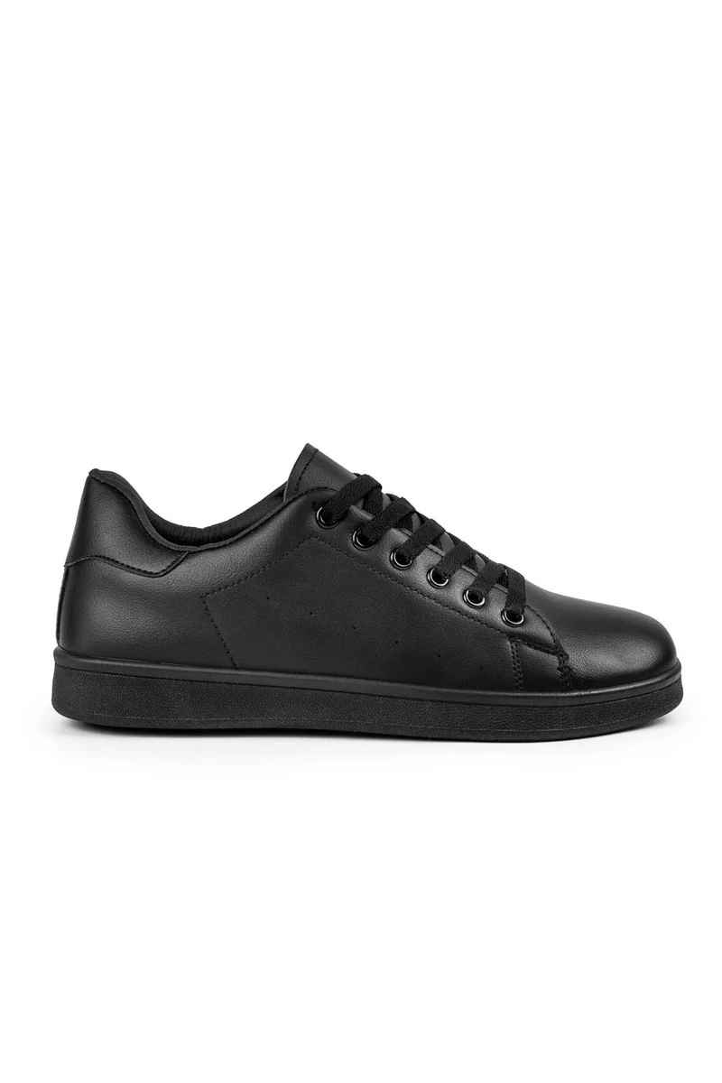 COMER Fekete Műbőr Férfi Sneaker
