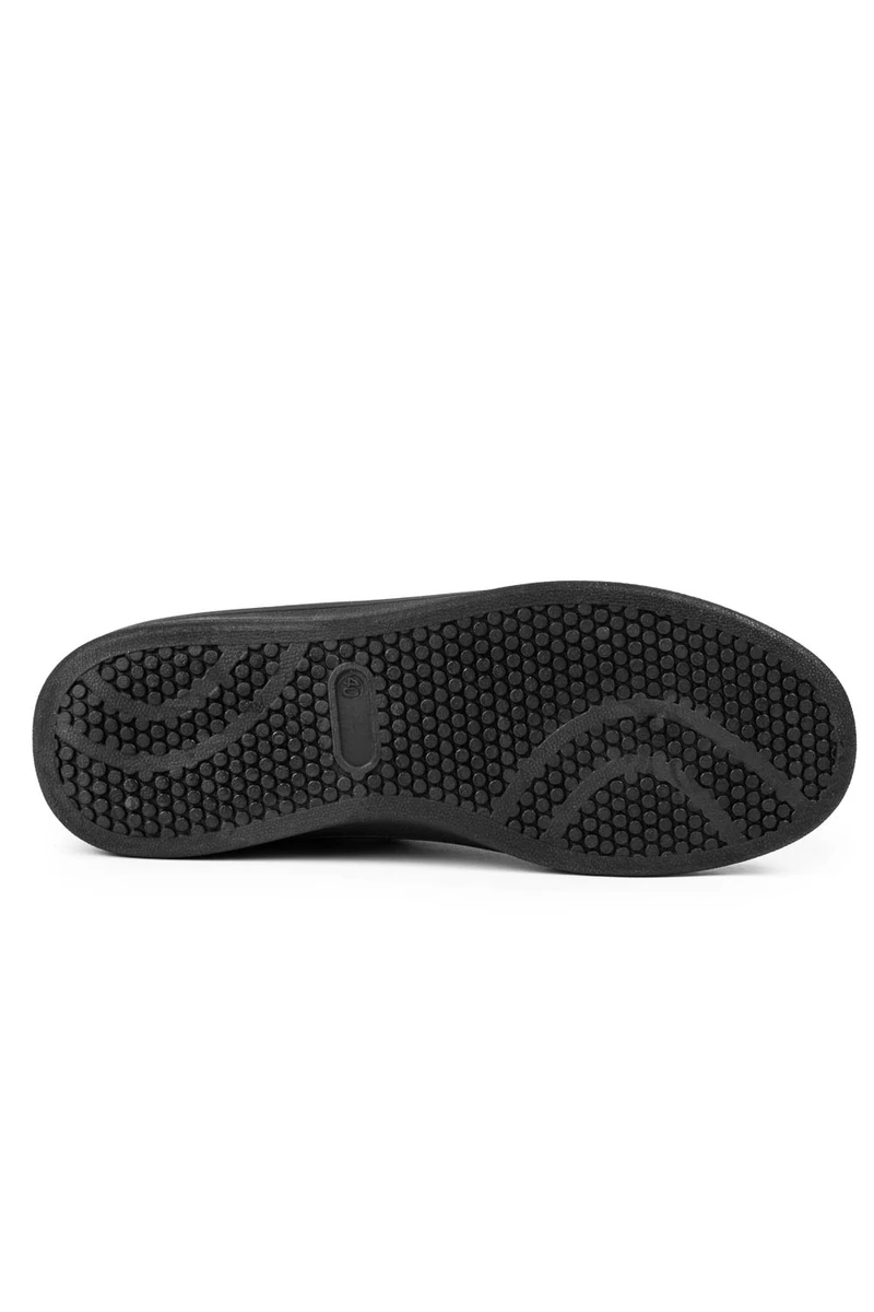 COMER Fekete Műbőr Férfi Sneaker