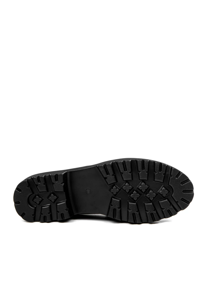 Comer Fekete Lakk Női Platform Loafer 
