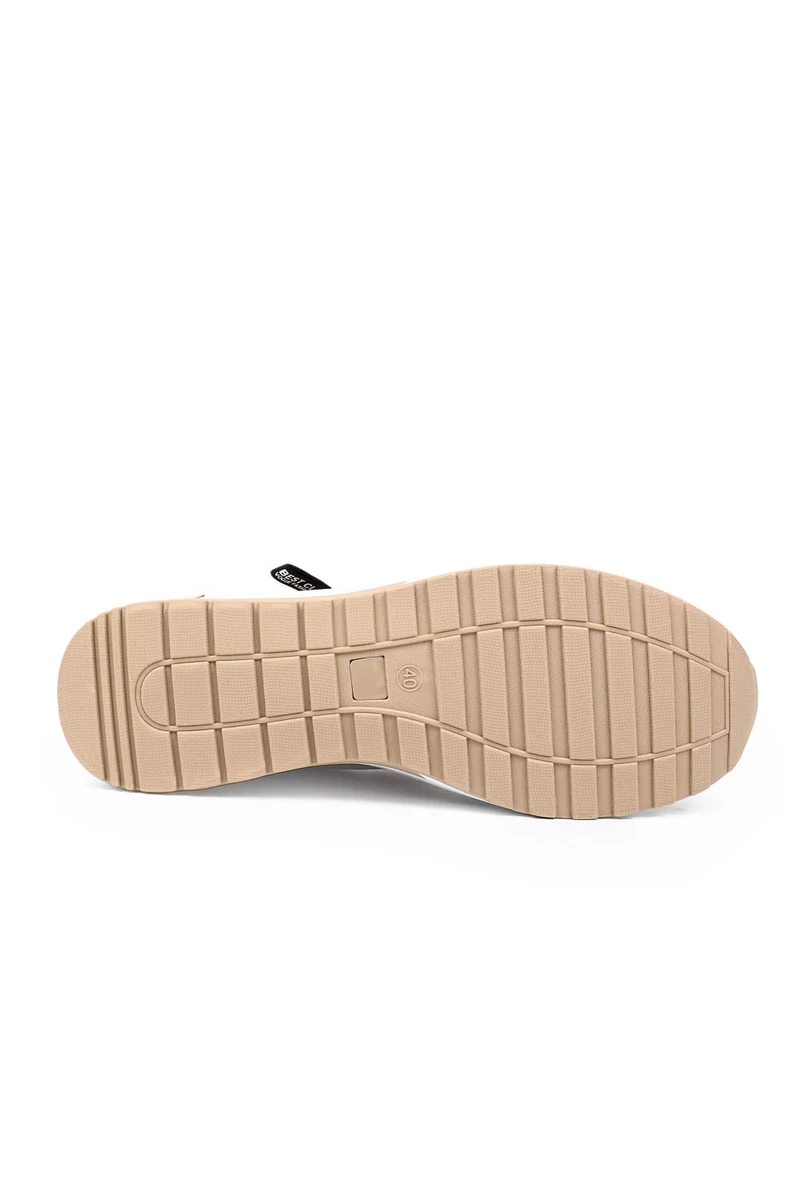 YESMILE Khaki Magastalpú Női Sneaker