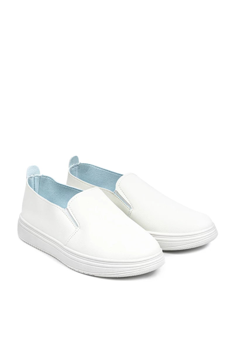 City Kiddy Fehér Női Műbőr Slip-on 