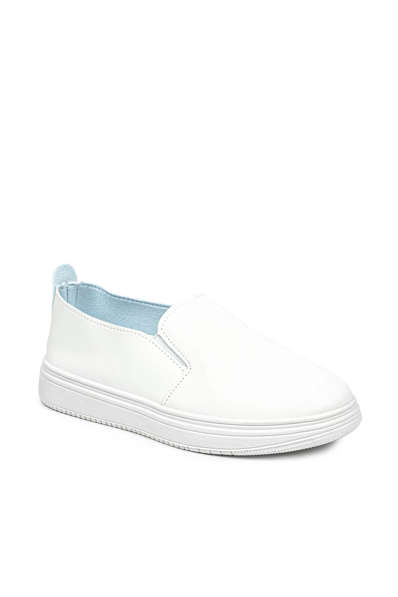 City Kiddy Fehér Női Műbőr Slip-on 