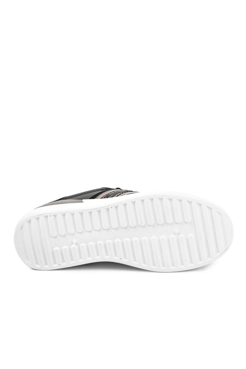 Yes Mile Fehér-Pezsgő Színű Női Műbőr Sneaker