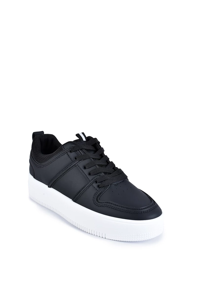 Mery Inmery Fekete Platformos Női Sneaker