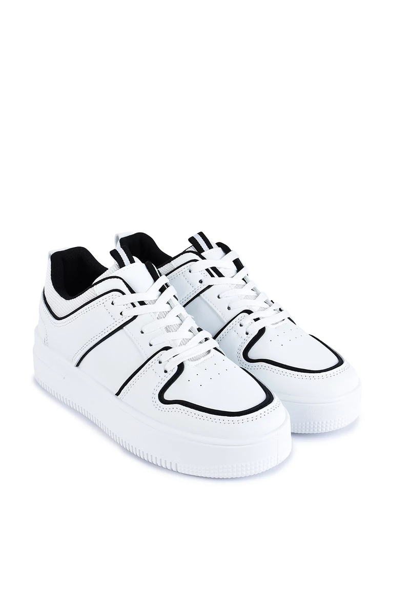 Mery Inmery Fehér-Fekete Platformos Női Sneaker